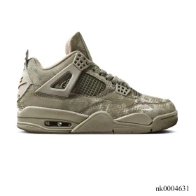 Nigel Sylvester x AJ 4 Army Green Mamba Shoes Sneakers - nk0004631