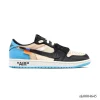 [Premium] OW x AJ 1 Low OG UNC Shoes Sneakers – nk0004645