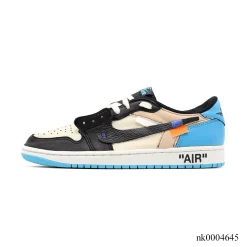 Alternative view of [Premium] OW x AJ 1 Low OG UNC Shoes Sneakers – nk0004645