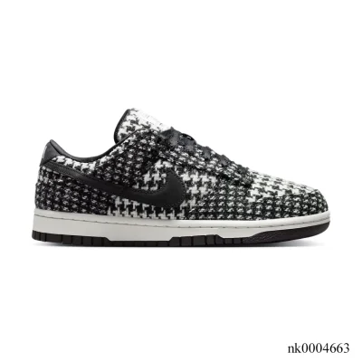 Harris Tweed x Dunk Low Black Phantom Shoes Sneakers - nk0004664