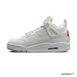Alternative view of Nigel Sylvester x AJ 4 White Grey Mamba Shoes Sneakers - nk0004677