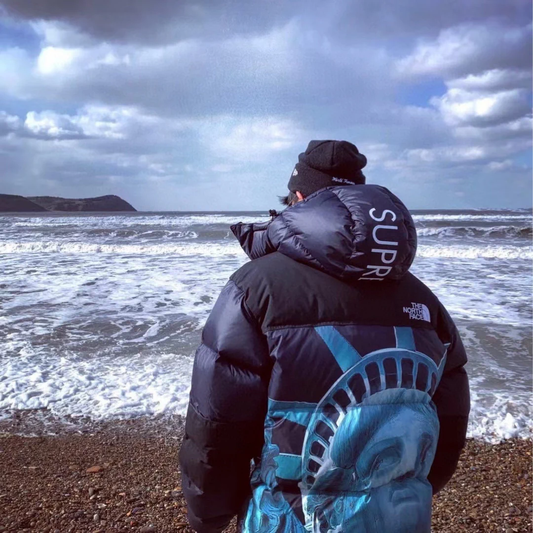 SUP x TNF Down Jacket - TNF0010 - Image 11