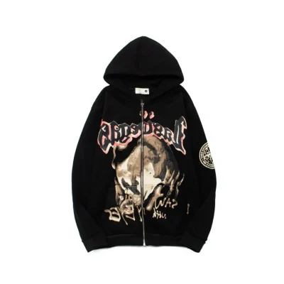 Travis Scott Graphic Print Hoodie Zip - TS0017 - M