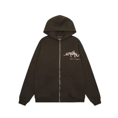 Travis Scott Graphic Print Hoodie Zip - TS0019 - M