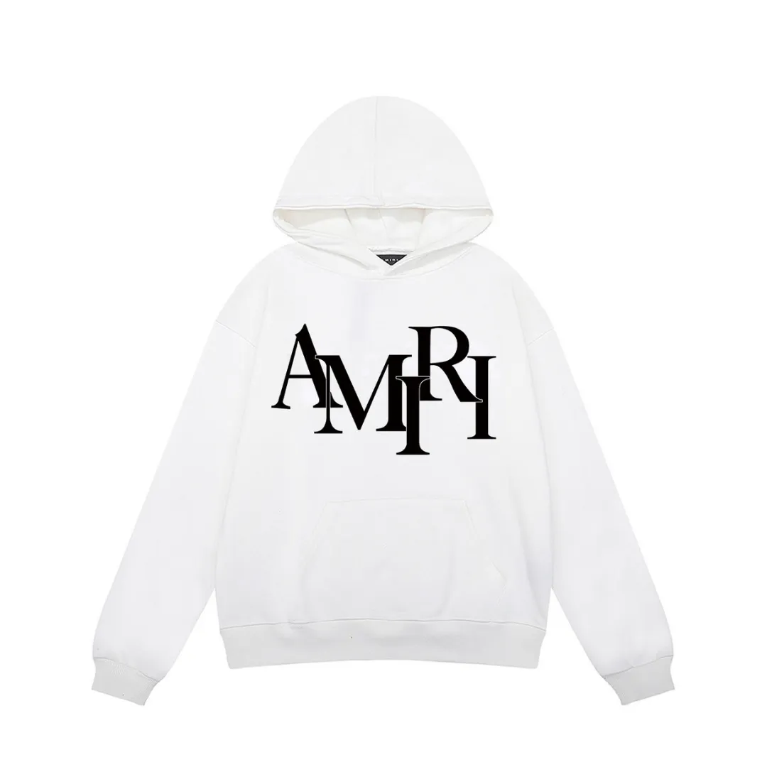 AM Logo Graphic Print Hoodie - AM0003