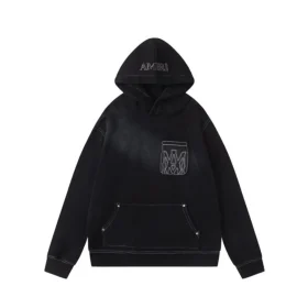AM Logo Graphic Print Hoodie - AM0004