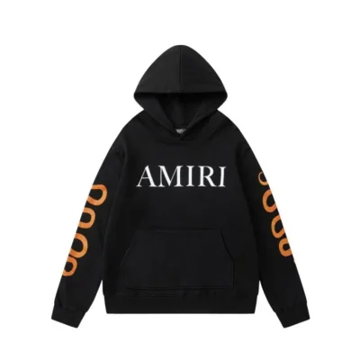 AM Logo Graphic Print Hoodie - AM0011