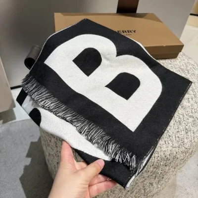 BUR Scarf  - BUR0024 - Black