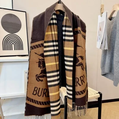 BUR Scarf  - BUR0025 - Brown