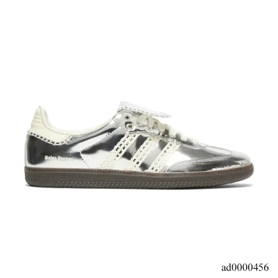 Wales Bonner x AD Samba Silver Metallic Shoes Sneakers - ad0000456