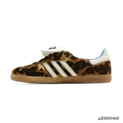 Alternative view of Wales Bonner x AD Samba Pony Leopard Shoes Sneakers - ad0000460