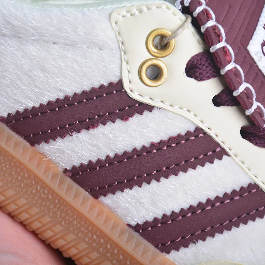 Wales Bonner x AD Samba Pony Cream White Shoes Sneakers - ad0000462 - Image 10