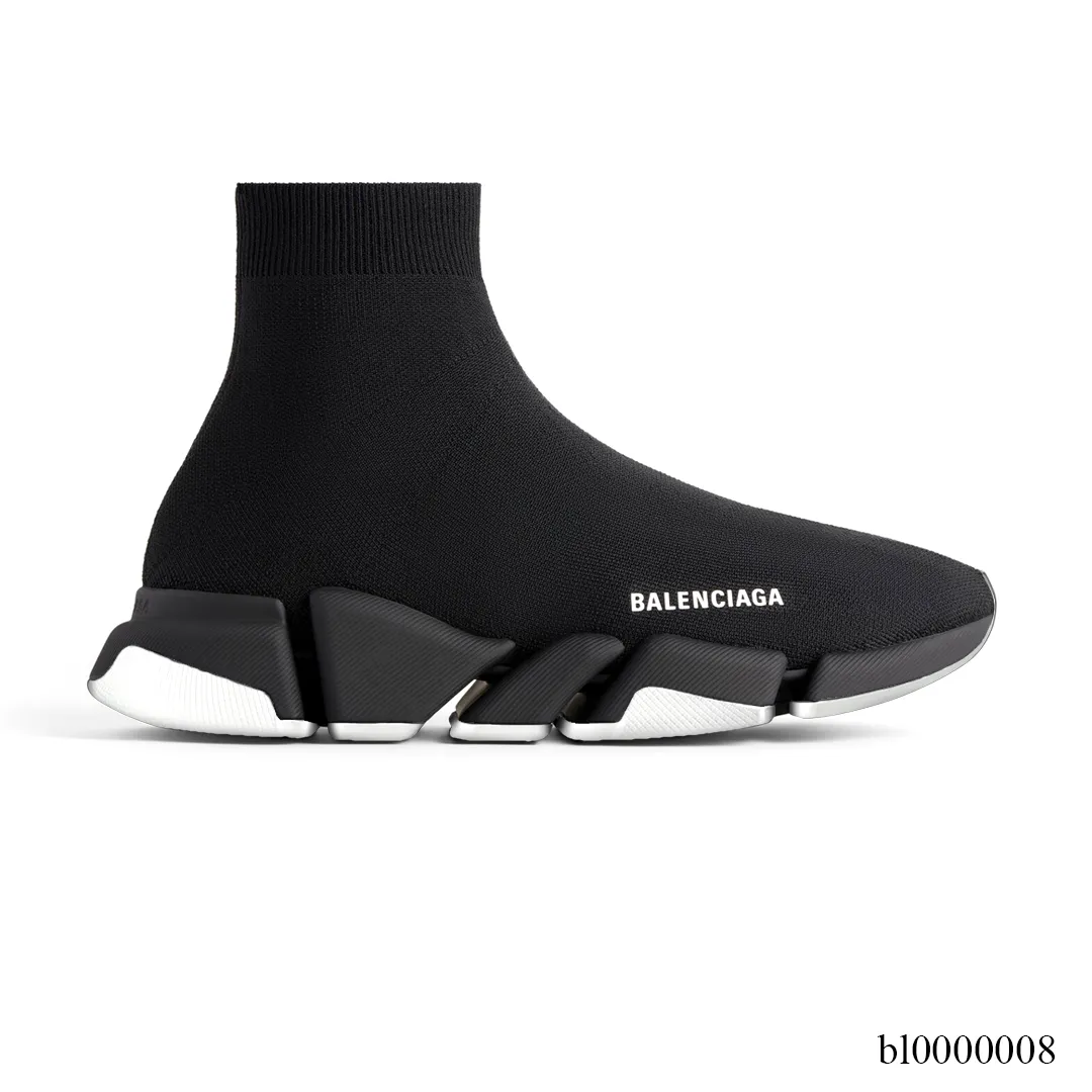 BLCG Speed 2.0 Recycled Knit Black White Shoes Sneakers - bl0000008