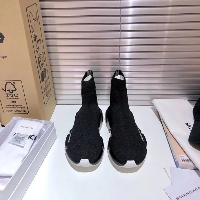 BLCG Speed 2.0 Recycled Knit Black White Shoes Sneakers - bl0000008 - Image 4