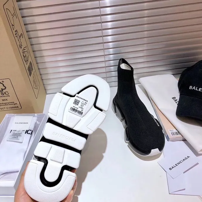 BLCG Speed 2.0 Recycled Knit Black White Shoes Sneakers - bl0000008 - Image 11