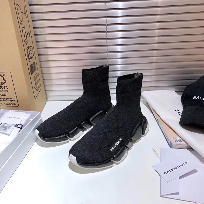 BLCG Speed 2.0 Recycled Knit Black White Shoes Sneakers - bl0000008 - Image 7