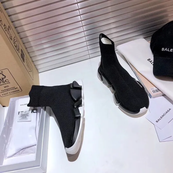 BLCG Speed 2.0 Recycled Knit Black White Shoes Sneakers - bl0000008 - Image 9