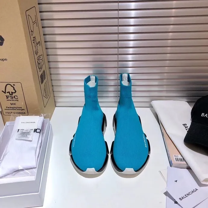 BLCG Speed 2.0 Recycled Knit Cyan Black Shoes Sneakers - bl0000010 - Image 7