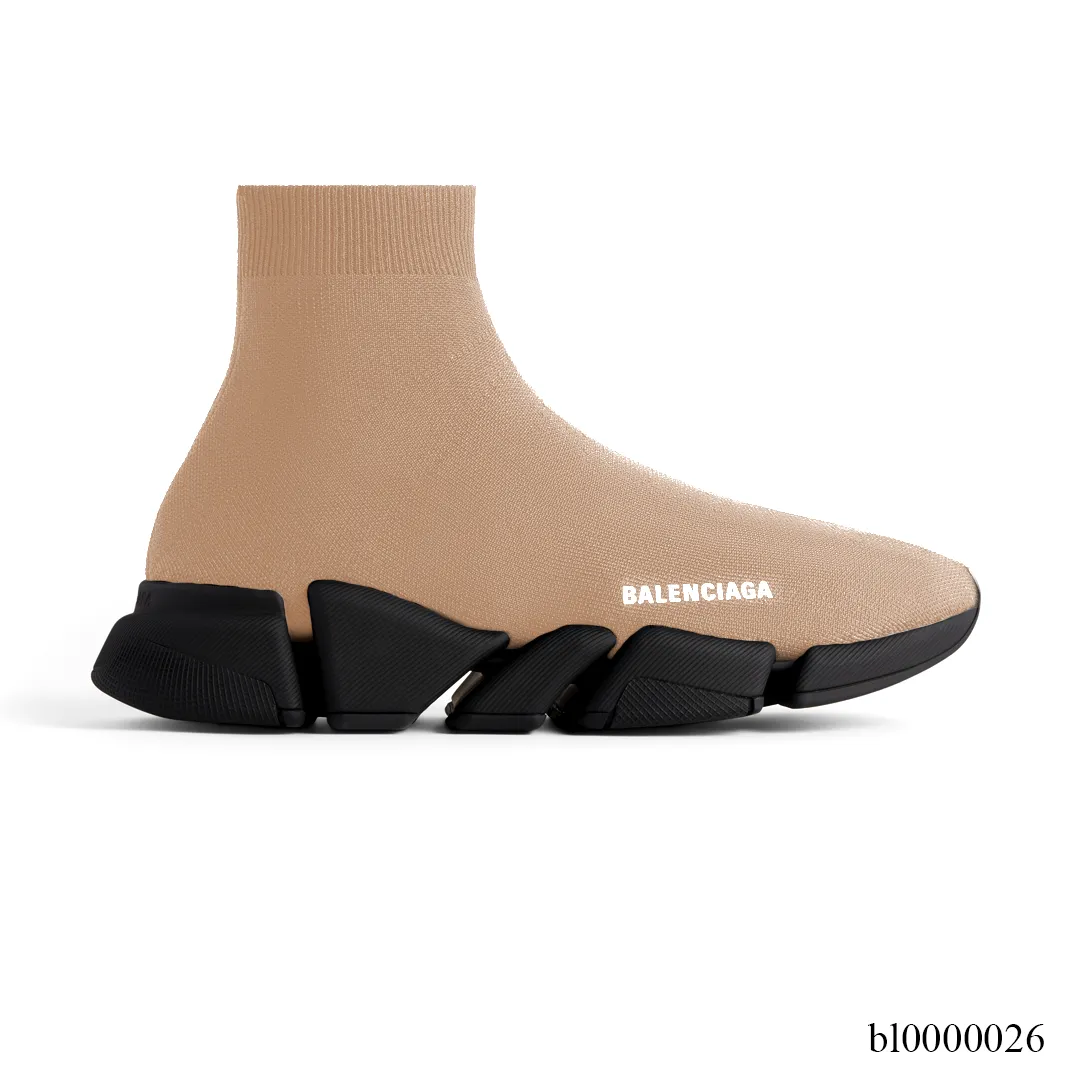 BLCG Speed 2.0 Recycled Knit Beige Black Shoes Sneakers - bl0000026