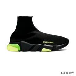 BLCG Speed Clear Sole Black Yellow Fluo Shoes Sneakers - bl0000029