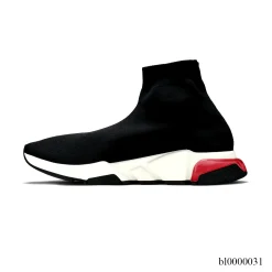 Alternative view of BLCG Speed Clear Sole Black Red Shoes Sneakers - bl0000031