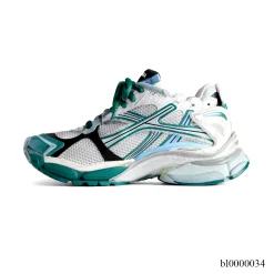 Alternative view of BLCG Runner White Teal Green Blue Shoes Sneakers - bl0000034