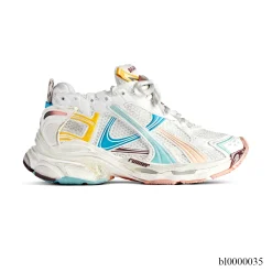 BLCG Runner Worn-Out White Blue PinkShoes Sneakers - bl0000035