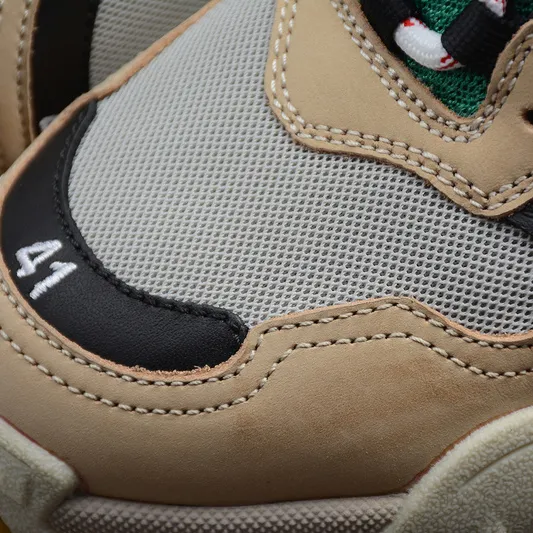 BLCG Triple S Trainer Yellow Green Shoes Sneakers - bl0000039 - Image 14