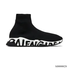 BLCG Speed Midsole Graffiti Black White Shoes Sneakers - bl0000028