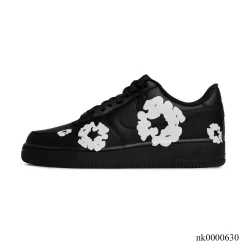 Alternative view of Denim Tears x AF 1 Low Black Shoes Sneakers – nk0000630