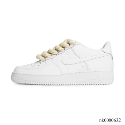Alternative view of AF 1 Low Rope Lace White Cream Shoes Sneakers – nk0000632
