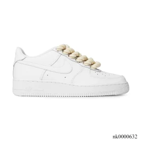 AF 1 Low Rope Lace White Cream Shoes Sneakers – nk0000632
