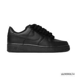 AF 1 Low Rope Lace Black Shoes Sneakers – nk0000634