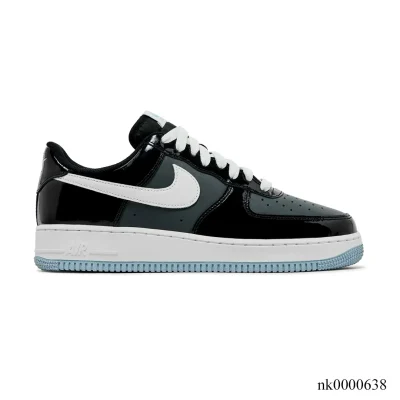 AF 1 Low Black Iron Grey Patent Shoes Sneakers – nk0000638