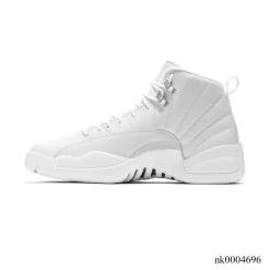 Alternative view of AJ 12 Triple White Shoes Sneakers - nk0004696