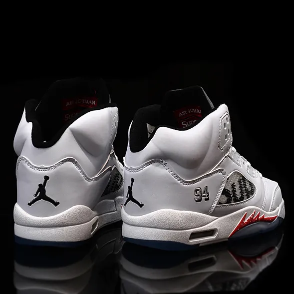 SUP x AJ 5 White Shoes Sneakers - nk0004701 - Image 11