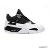 AJ 4 Black White Shoes Sneakers - nk0004725