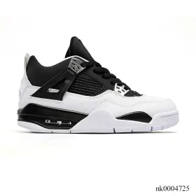 AJ 4 Black White Shoes Sneakers - nk0004725