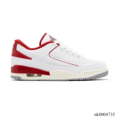 AJ 2/3 White Varsity Red Shoes Sneakers - nk0004735