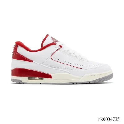 AJ 2/3 White Varsity Red Shoes Sneakers - nk0004735