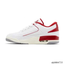 Alternative view of AJ 2/3 White Varsity Red Shoes Sneakers - nk0004735