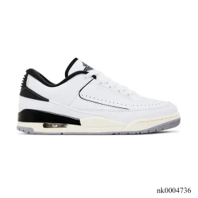 AJ 2/3 White Black Shoes Sneakers - nk0004736