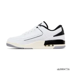 Alternative view of AJ 2/3 White Black Shoes Sneakers - nk0004736