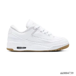 AJ 2/3 White Gum Shoes Sneakers - nk0004739