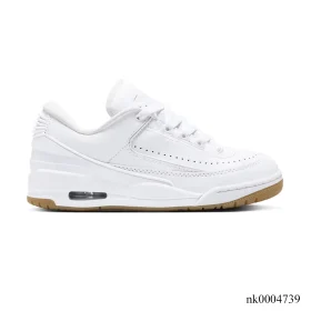 AJ 2/3 White Gum Shoes Sneakers - nk0004739