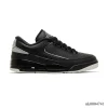 AJ 2/3 Black Metallic Silver Shoes Sneakers - nk0004741