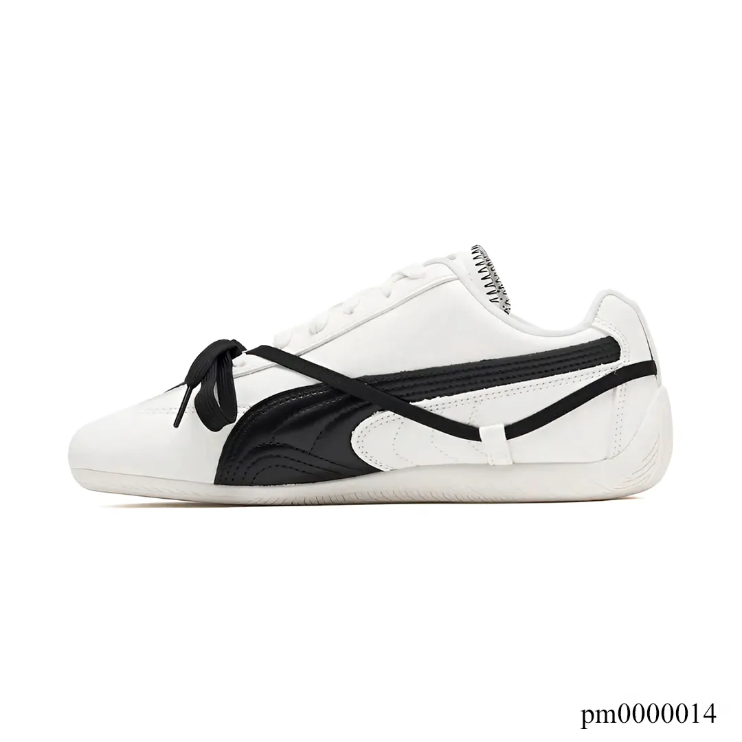 Rosé x PM Speedcat Premium Leather Warm White Shoes Sneakers - pm0000014 - Image 2