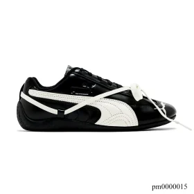 Rosé x PM Speedcat Premium Leather Black Shoes Sneakers - pm0000015