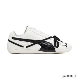 Rosé x PM Speedcat Premium Leather Warm White Shoes Sneakers - pm0000014