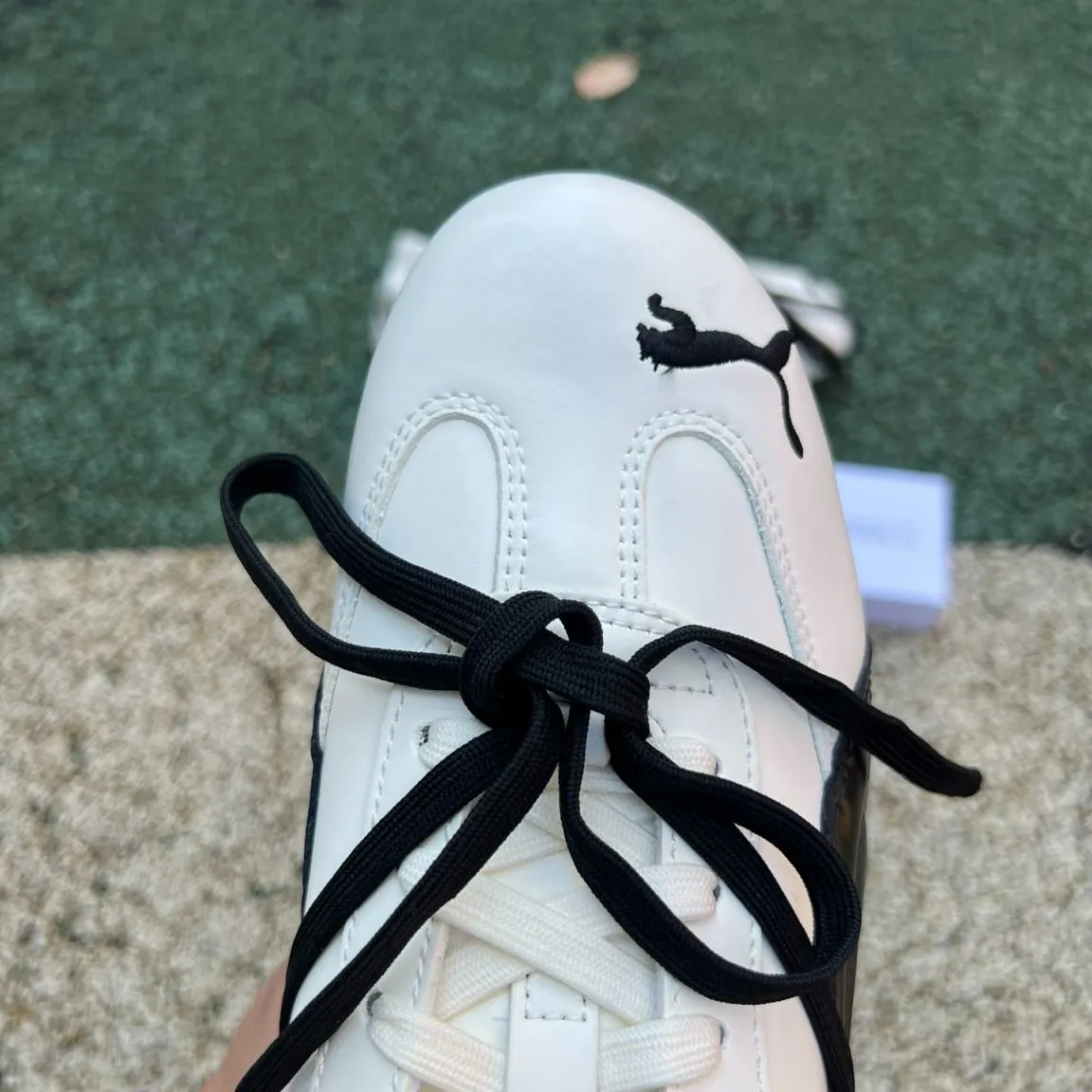 Rosé x PM Speedcat Premium Leather Warm White Shoes Sneakers - pm0000014 - Image 9